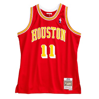 Men's Mitchell & Ness Sam Cassell Red Houston Rockets 1993-94 Hardwood  Classics Swingman Player Jersey