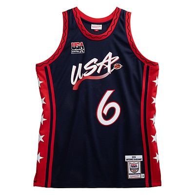 1996-99 USA HARDAWAY #6 CHAMPION JERSEY (HOME) M - Classic