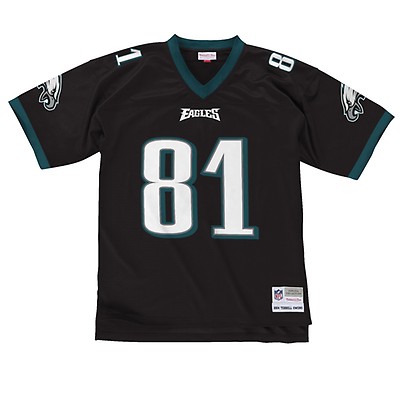 Men's Philadelphia Eagles Brian Westbrook Mitchell & Ness Black Legacy Replica Jersey