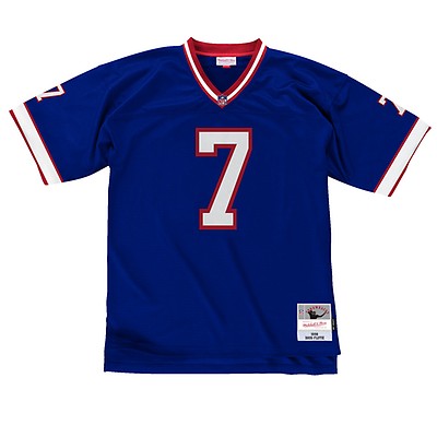 Mitchell & Ness Men's Mitchell & Ness Jim Kelly Royal/Red Buffalo Bills  1990 Split Legacy Replica Jersey