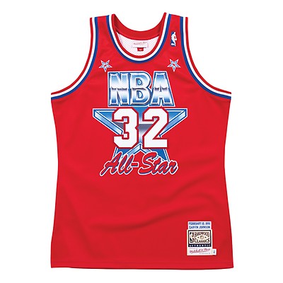 Mitchell & Ness Men's Magic Johnson White Usa Basketball 1992