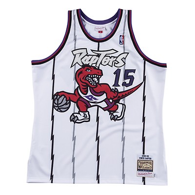 Men's Mitchell & Ness Vince Carter White Toronto Raptors Big & Tall Hardwood Classics Swingman Jersey