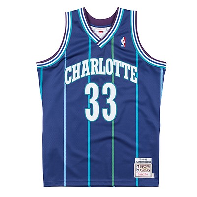 Alonzo Mourning 1992-93 Authentic Jersey Charlotte Hornets