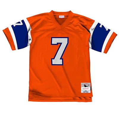 Men's Mitchell & Ness John Elway Orange Denver Broncos Legacy Replica Jersey