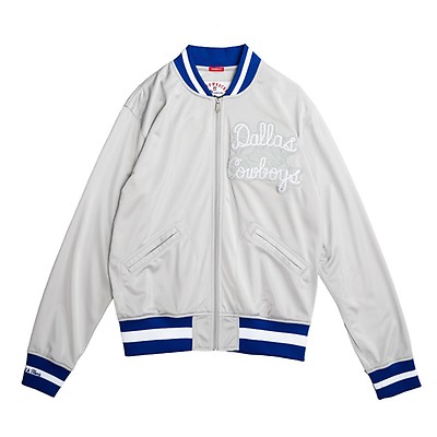 Cowboys M&N Lightweight Satin Jacket White - The Locker Room of Downey