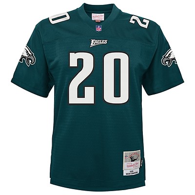 Youth Philadelphia Eagles Brian Dawkins Mitchell & Ness White 2004