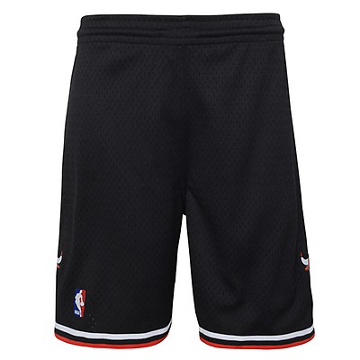 Bulls Swingman White Black Shorts 97