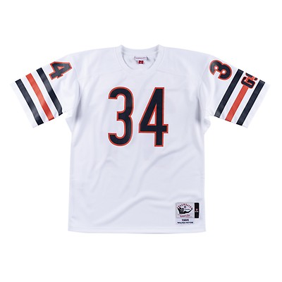 80s Chicago Bears 34 Walter Payton GSH Football NFL T-shirt 