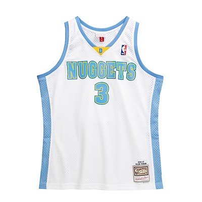 Mitchell & Ness Carmelo Anthony Denver Nuggets Light Blue 2003-04 Hardwood Classics Authentic Player Jersey Size: Extra Large