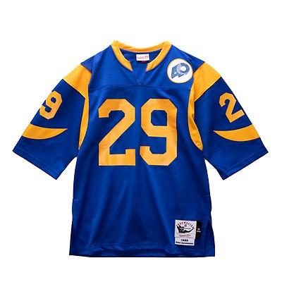 Eric Dickerson Los Angeles Rams Fanatics Authentic Autographed 1984  Throwback Mitchell & Ness Blue Replica Jersey