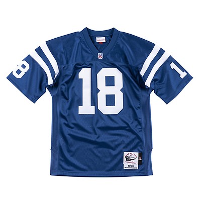 Mitchell & Ness Peyton Manning Indianapolis Colts Royal 1998 Authentic Throwback Retired Player Jersey - S - Bronze