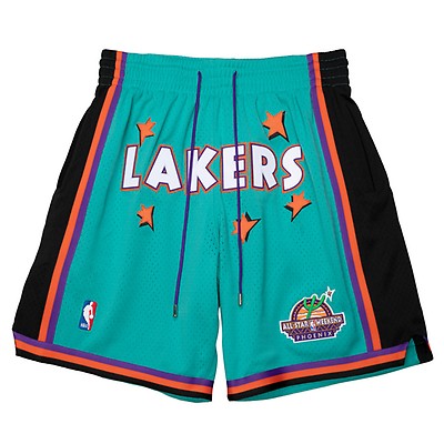 Just Don Shorts Los Angeles Lakers Road 1996 Mitchell & Ness