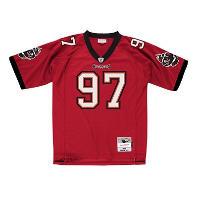 Men's Mitchell & Ness Hardy Nickerson White Tampa Bay Buccaneers 1996 Legacy Replica Jersey