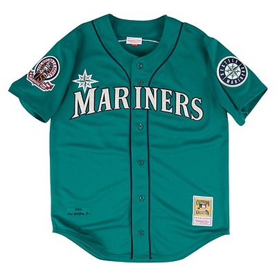 Men's Mitchell & Ness Ken Griffey Jr. Royal Seattle Mariners Big Tall Cooperstown Collection Mesh Batting Practice Jersey