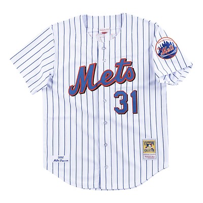 MLB New York Mets (Mike Piazza) Men's Cooperstown Baseball Jersey.