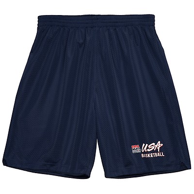 Men's Mitchell & Ness Navy USA Basketball 1992 Dream Team Authentic Shorts