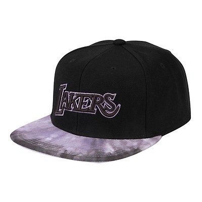 Mitchell & Ness Los Angeles Lakers Corduroy Script Snapback Hat