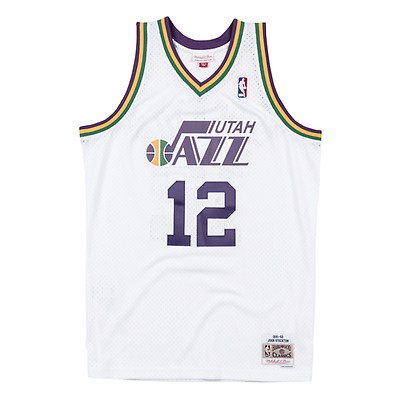 Men's Mitchell & Ness Karl Malone Utah Jazz 1991-92 Road Purple Swingman Jersey