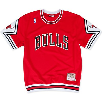 Mitchell and Ness Chicago Bulls Shooting Shirt Warm Up sz Small
