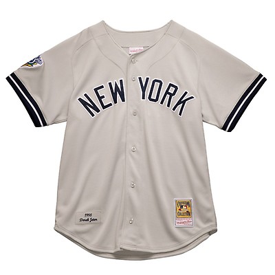 Men's Mitchell & Ness Derek Jeter New York Yankees Authentic Replica 1995  Mesh Batting Practice Jersey