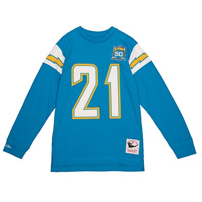 Mitchell & Ness Men's Los Angeles Chargers Ladainian Tomlinson #21 Split  Throwback Jersey