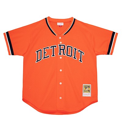 Men's Mitchell & Ness Kirk Gibson Orange Detroit Tigers Fashion Cooperstown Collection Mesh Batting Practice Jersey