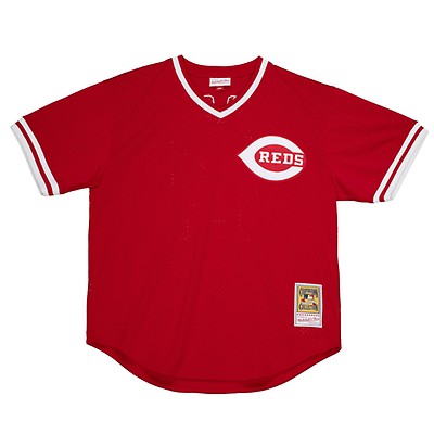 johnny bench button down jersey