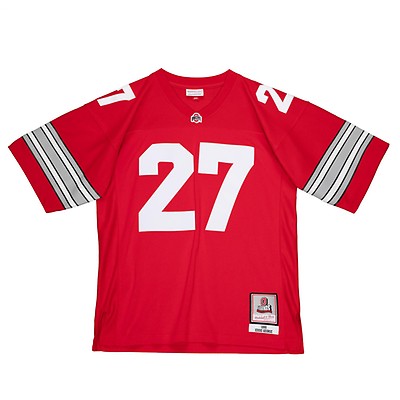 Mitchell & Ness Men's Eddie George Ohio State Buckeyes Legacy 1995 Jersey, Red, Size: Medium