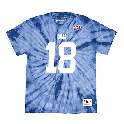 Men's Mitchell & Ness Peyton Manning Royal Indianapolis Colts