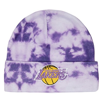 lakers beanie pom