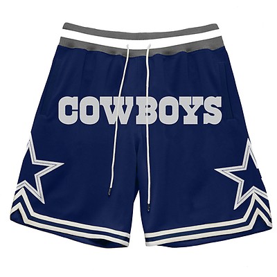 90 Colors NFL Booty Shorts, Dallas Cowboys Red, Black, Green, Blue