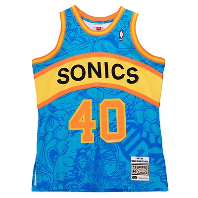 Shawn Kemp 40 Seattle Supersonics 1994-95 Mitchell & Ness Road