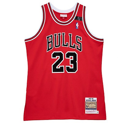 100% Authentic Michael Jordan Mitchell Ness 96 97 Flu Game Bulls Jersey 52  2XL
