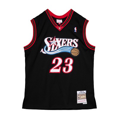 Mitchell & Ness Swingman Philadelphia 76ers Road 2000-01 Allen Iverson Jersey, Black