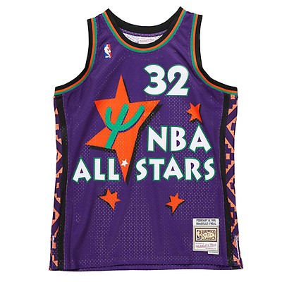 NBA 2004 West Shaquille ONeal Authentic All-Star Jersey By Mitchell & Ness  - White - Mens