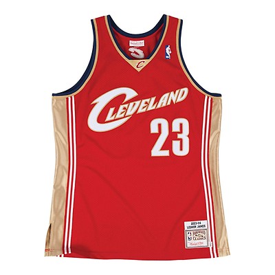 Mitchell & Ness Swingman Jersey Cleveland Cavaliers 2003-04 LeBron James - Red / 5X