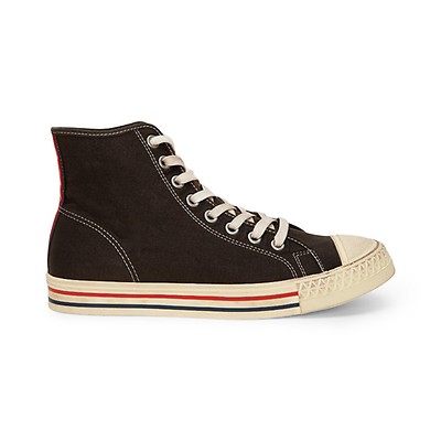 Buffalo Bills Black Canvas Hightop Sneakers