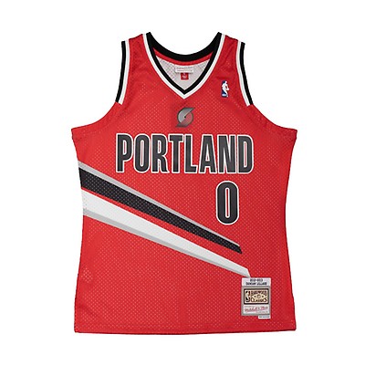 AUTHENTIC CLYDE DREXLER PORTLAND TRAILBLAZERS MITCHELL & NESS JERSEY -  Primetime