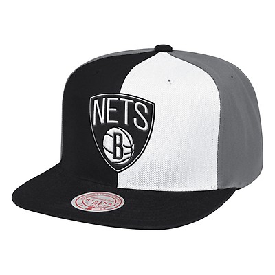 KT58Z Black Mitchell & Ness Brooklyn Nets Cuffed Knit Hat OSFA 