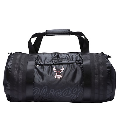 Mitchell & Ness Houston Rockets Satin Duffel Bag Red