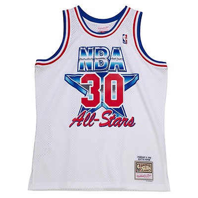 Mitchell and Ness Women's Chicago Bulls NBA Dennis Rodman Hardwood Classics Swingman Jersey in White/Off-White/Off White Size Small | 100% POLYESTER/