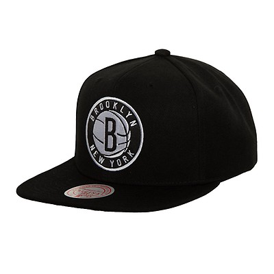 Details about   Mitchell & Ness Brooklyn Nets Red White Logo Navy Curved Snapback 
