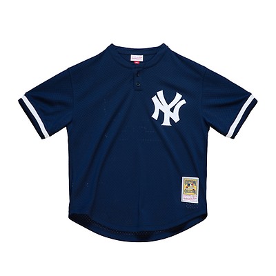 Men's Mitchell & Ness Don Mattingly Navy New York Yankees 1995 Authentic Cooperstown Collection Mesh Batting Practice Jersey Size: Small