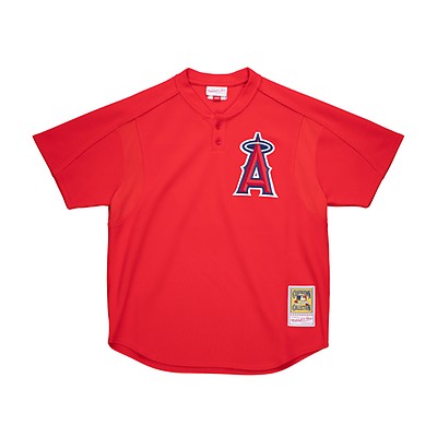 Men's Texas Rangers Vladimir Guerrero Mitchell & Ness Royal Cooperstown  Collection Mesh Batting Practice Button-Up Jersey