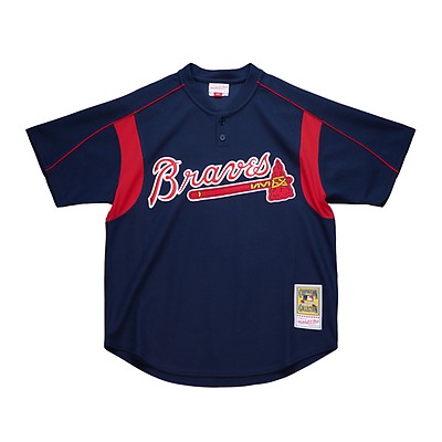 1990s Atlanta Braves #89 Game Issued Navy Jersey Batting Practice 42 DP21636