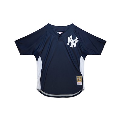 Men's Mitchell & Ness Derek Jeter New York Yankees Authentic Replica 1995  Mesh Batting Practice Jersey