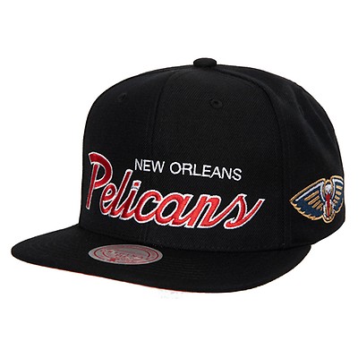 Men's Mitchell & Ness Red New Orleans Pelicans Side Core 2.0