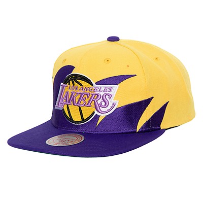  MITCHELL & NESS NBA Paintbrush Warm UP Pants LA Lakers (L)  Yellow : Sports & Outdoors