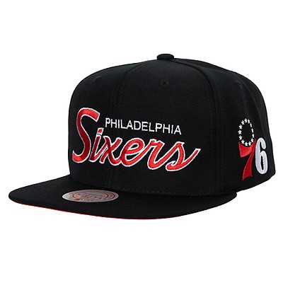 Mitchell & Ness Miami Heat Team Script 2.0 Mens Snapback Hat (Black)