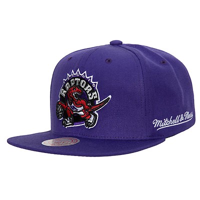 MITCHELL & NESS TORONTO RAPTORS (PURPLE/BLACK) SNAPBACK (RED UNDER